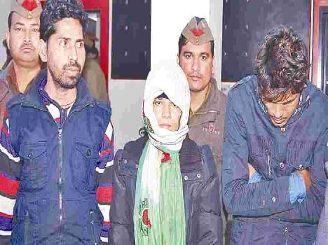 Women with three former employees, including murderer